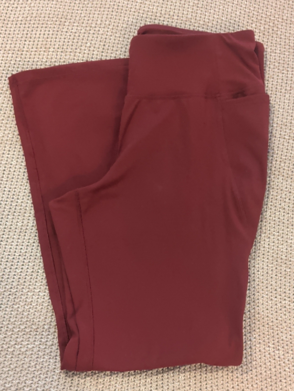 Lane Bryant LIVI Soft Bootcut Pant in Deep Burgundy
